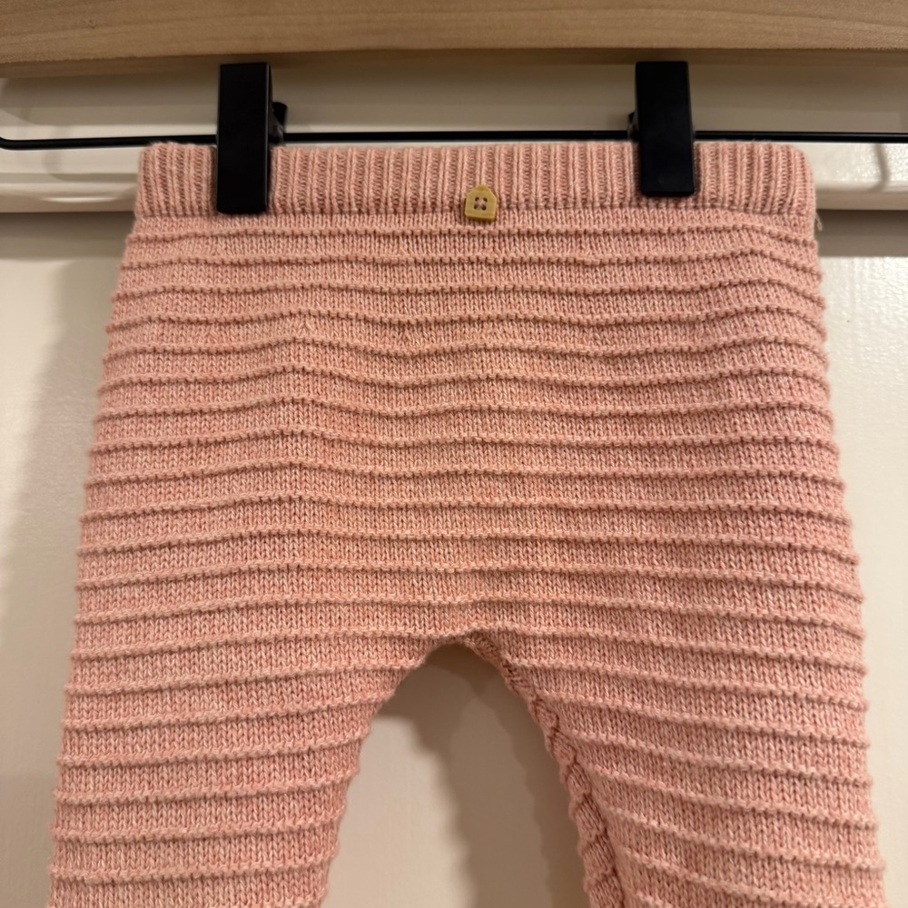 Petite Maison x Nono Knit Baby Cardigan &‎ Leggings Set - Dusty Pink - Picture 2 of 8